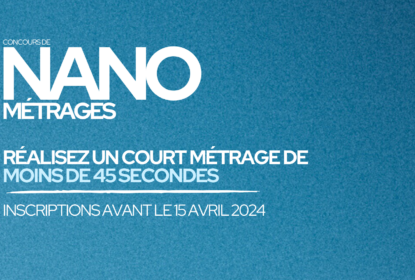 Visuel concours de nanométrage 2024 Festival du film de contis